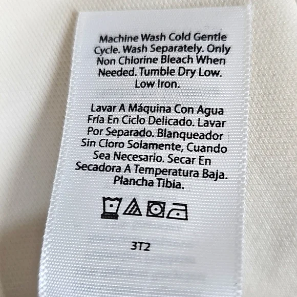 Cream Color Skinny Pull On Jeggings Size 8-10, Medium - Picture 7 of 10